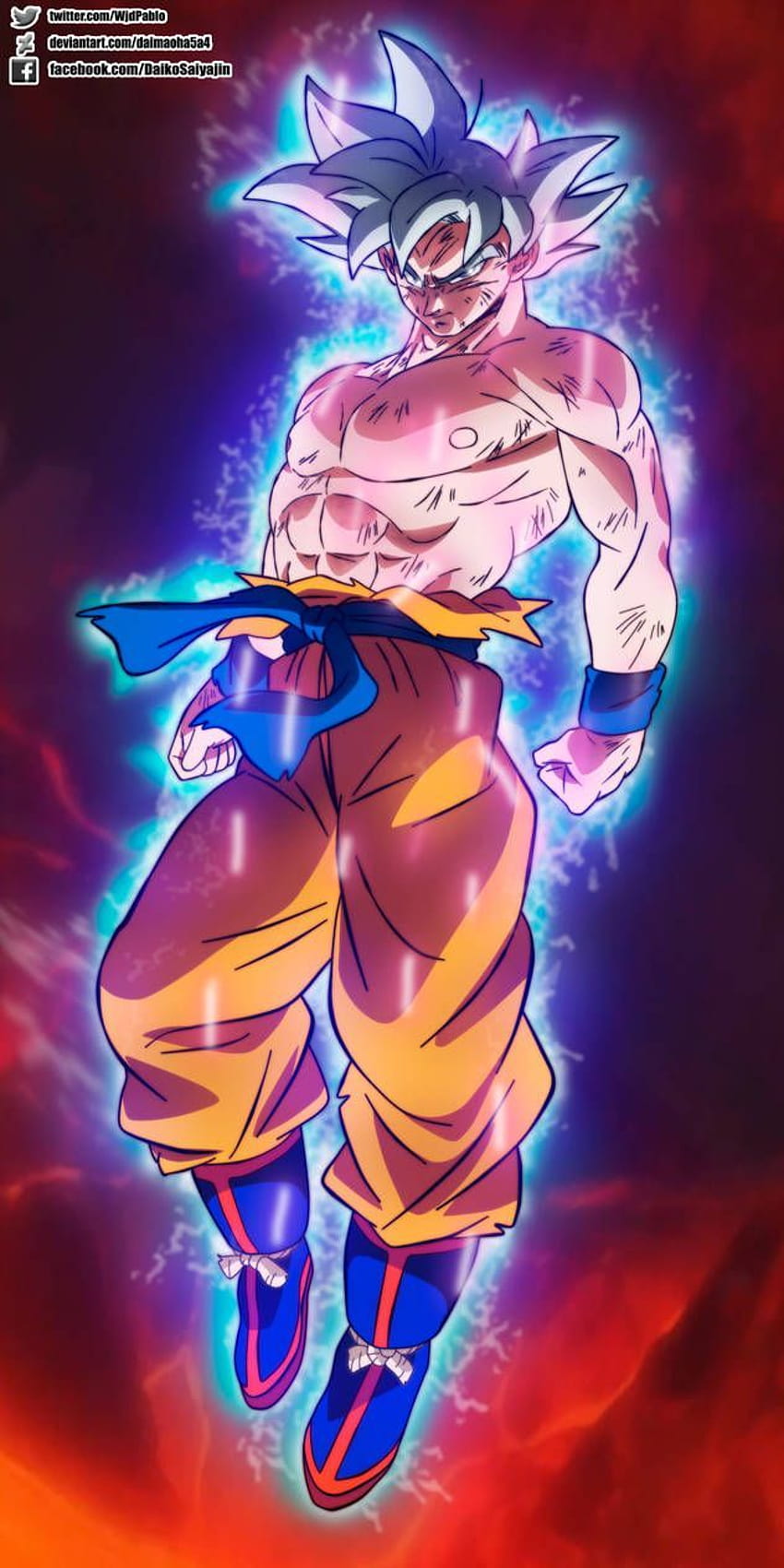 Goku opanował Ultra Instynkt w filmie Broly autorstwa daimaoha5a4, film o goku broly Tapeta na telefon HD
