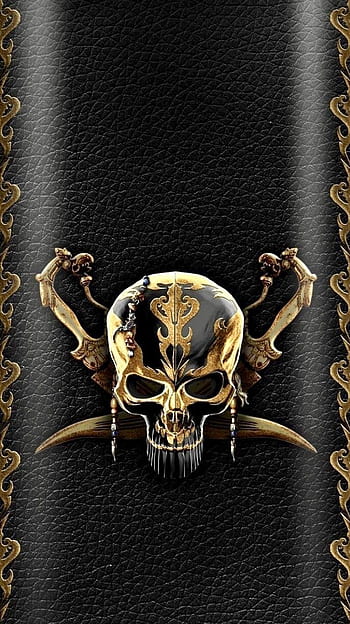 Black and Gold Skull Wallpapers  Top Free Black and Gold Skull Backgrounds   WallpaperAccess