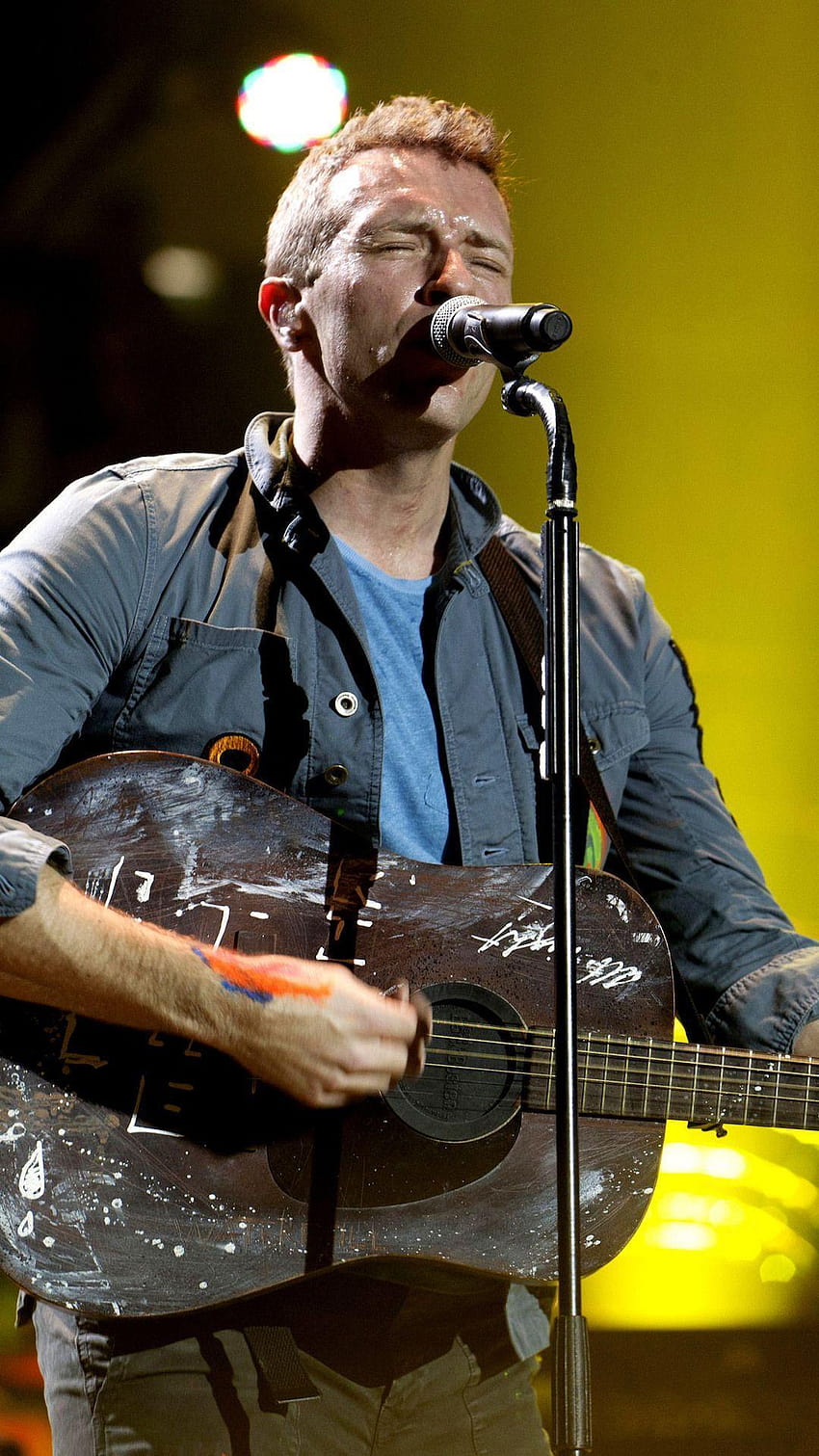 Chris Martin Coldplay iPhone HD-Handy-Hintergrundbild