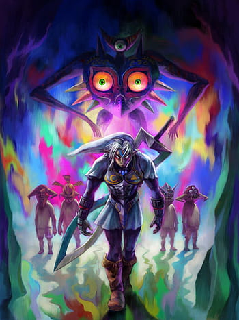 The Legend of Zelda Majora's Mask 3DS Wallpaper by stevenstone89