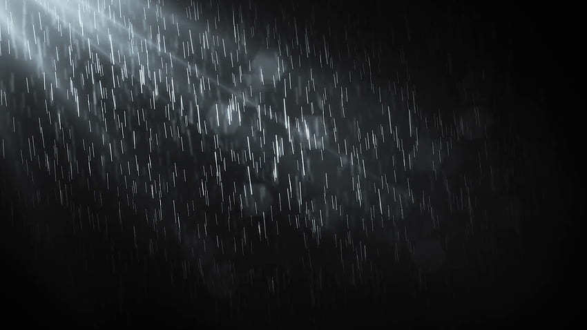 夜の雨デフォーカス ドロップ雨滴モーション背景、雨の背景 高画質の壁紙