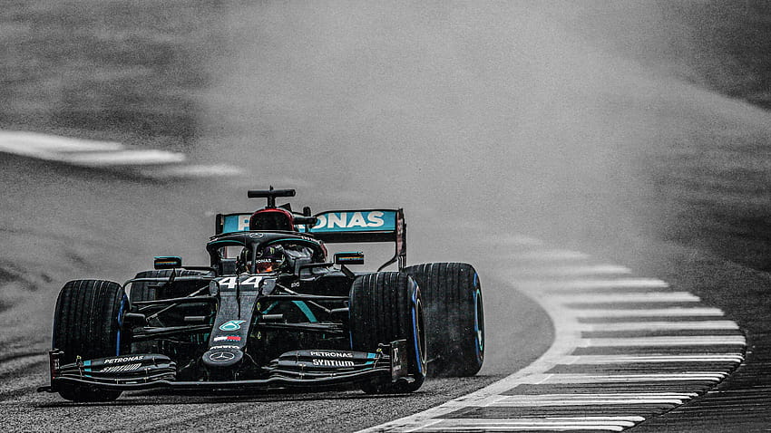 Mercedes, f1 rain HD wallpaper