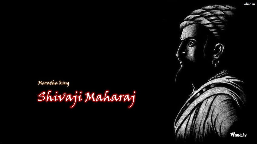 Maratha King Shivaji Maharaj Face With Dark Backgrounds, shivaji maharaj 3d HD wallpaper