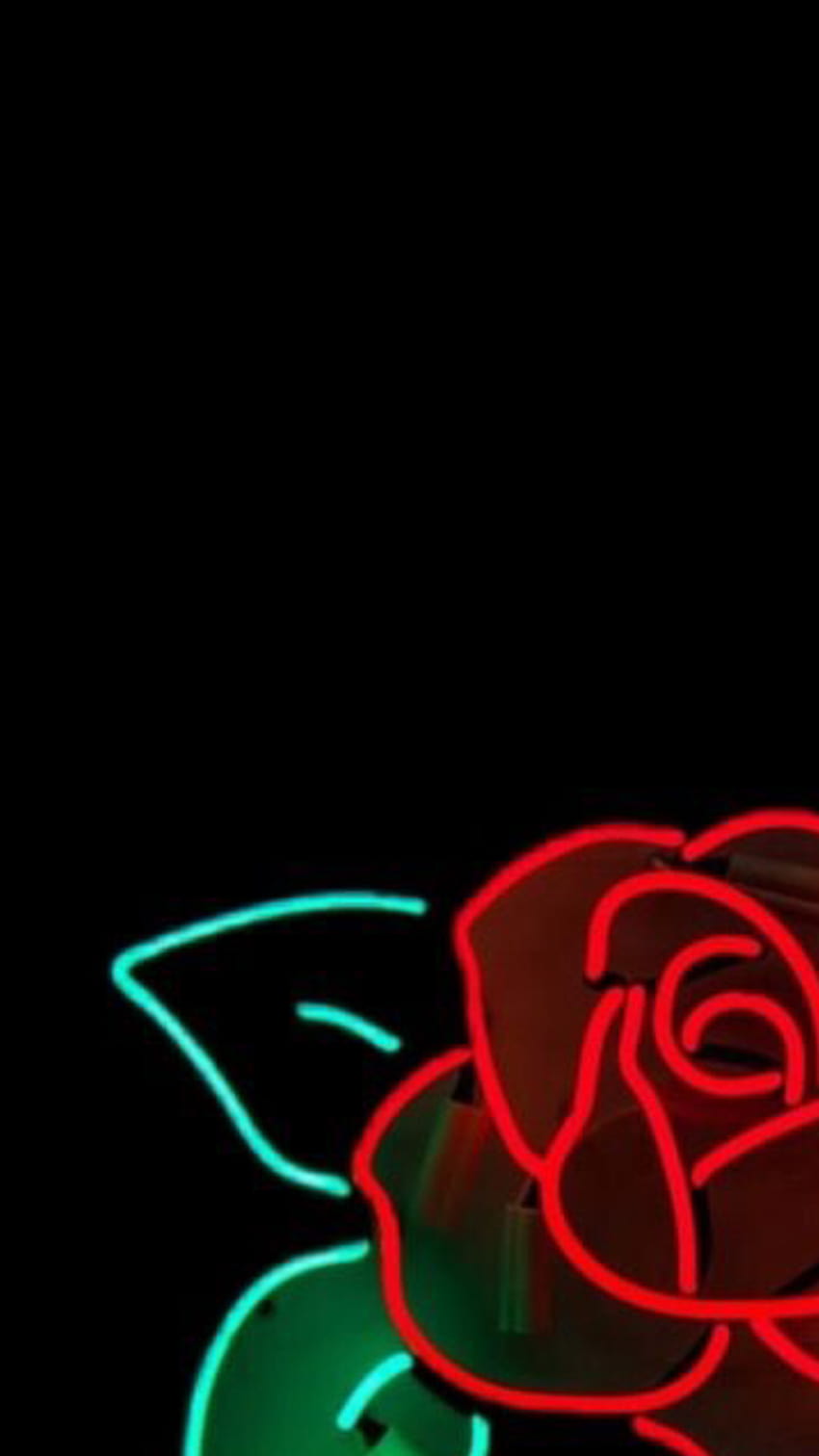 Red Rose, LED neon sign