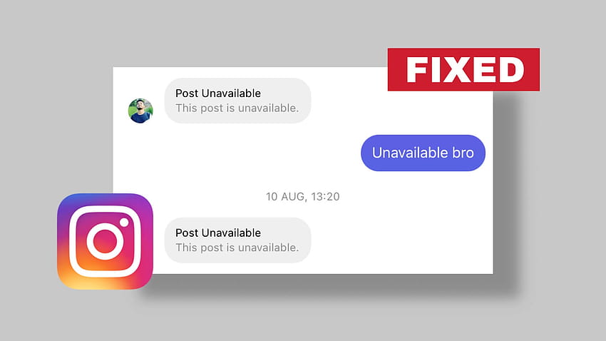 message unavailable instagram