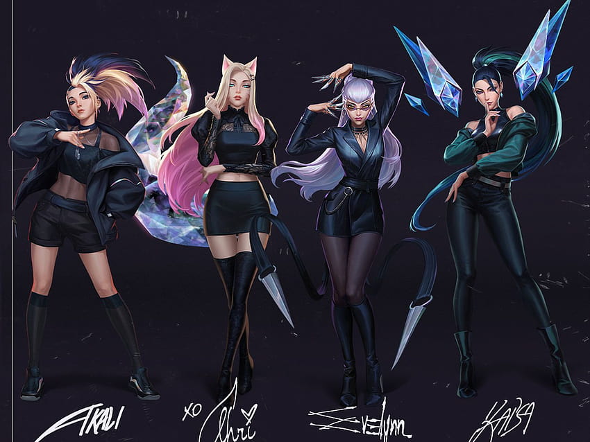 League of Legends' pop group K/DA does it again with new single, 'The Baddest' HD wallpaper