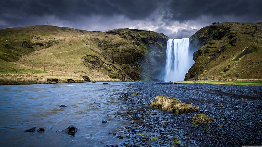 Skogafoss Waterfall, Iceland ❤ for Ultra, 5120x2880 HD wallpaper