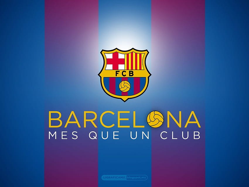 Przypnij na iwan, logo barcelony Tapeta HD