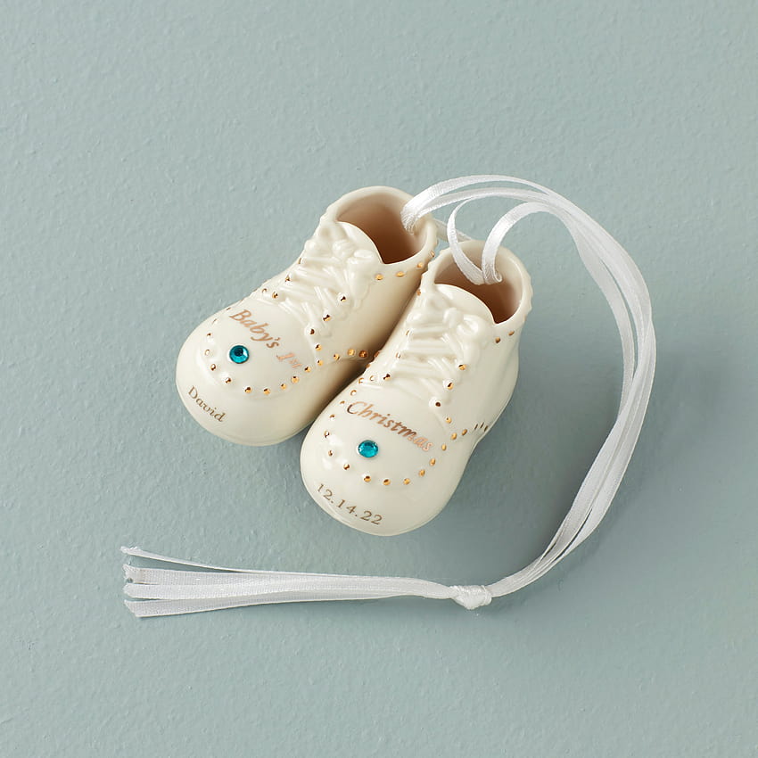 Baby's First Steps Ornament – Lenox Corporation, baby shoes HD phone wallpaper