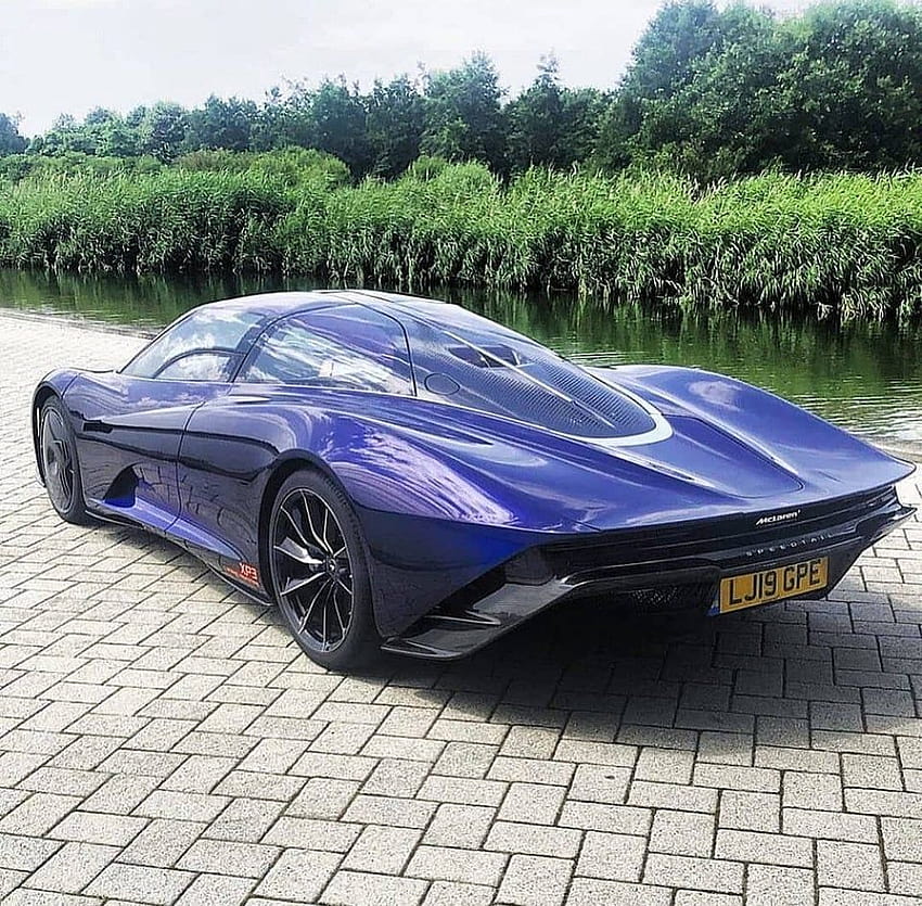 McLaren Speedtail XP3 with Mystic Blue contour pack. @cthaye : carporn, mclaren speedtail cars HD wallpaper