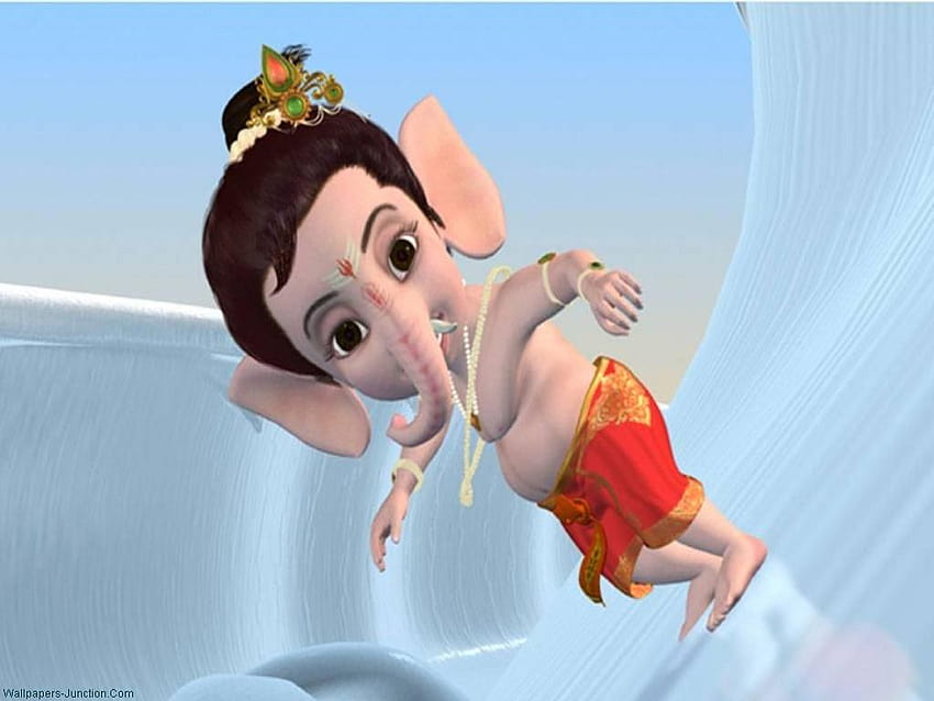 Bal Ganesh is a 2007 computer animated musical, god cartoon HD wallpaper |  Pxfuel