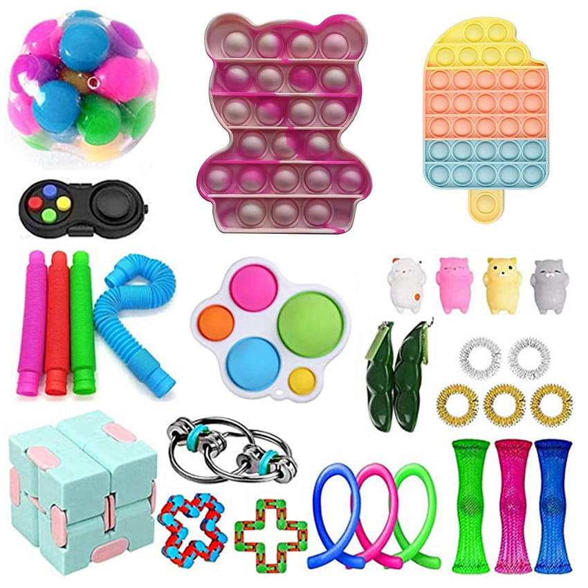 Conjunto de brinquedos para inquietação sensorial TIK Tok Brinquedos manuais Conjunto de brinquedos para alívio de estresse e ansiedade Papel de parede de celular HD