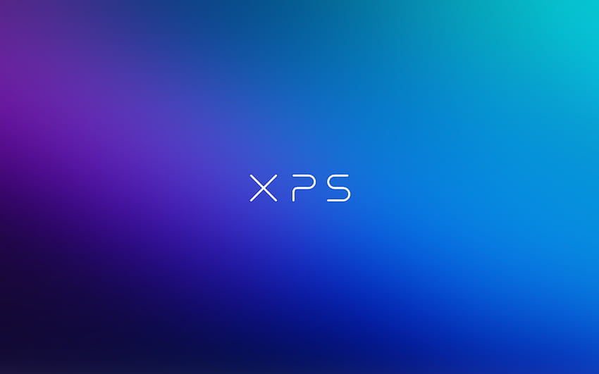 Personalizado] [3840 x 2400] Dell XPS degradado azul/púrpura para relación de aspecto 16:10 2020 Dell XPS 13 fondo de pantalla