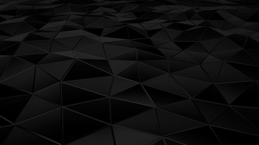 Custom 48 Black Abstract, black and white triangle pc HD wallpaper | Pxfuel