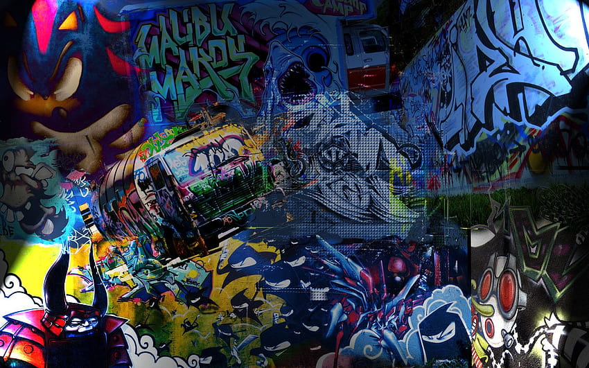 Gaming Graffiti HD wallpaper