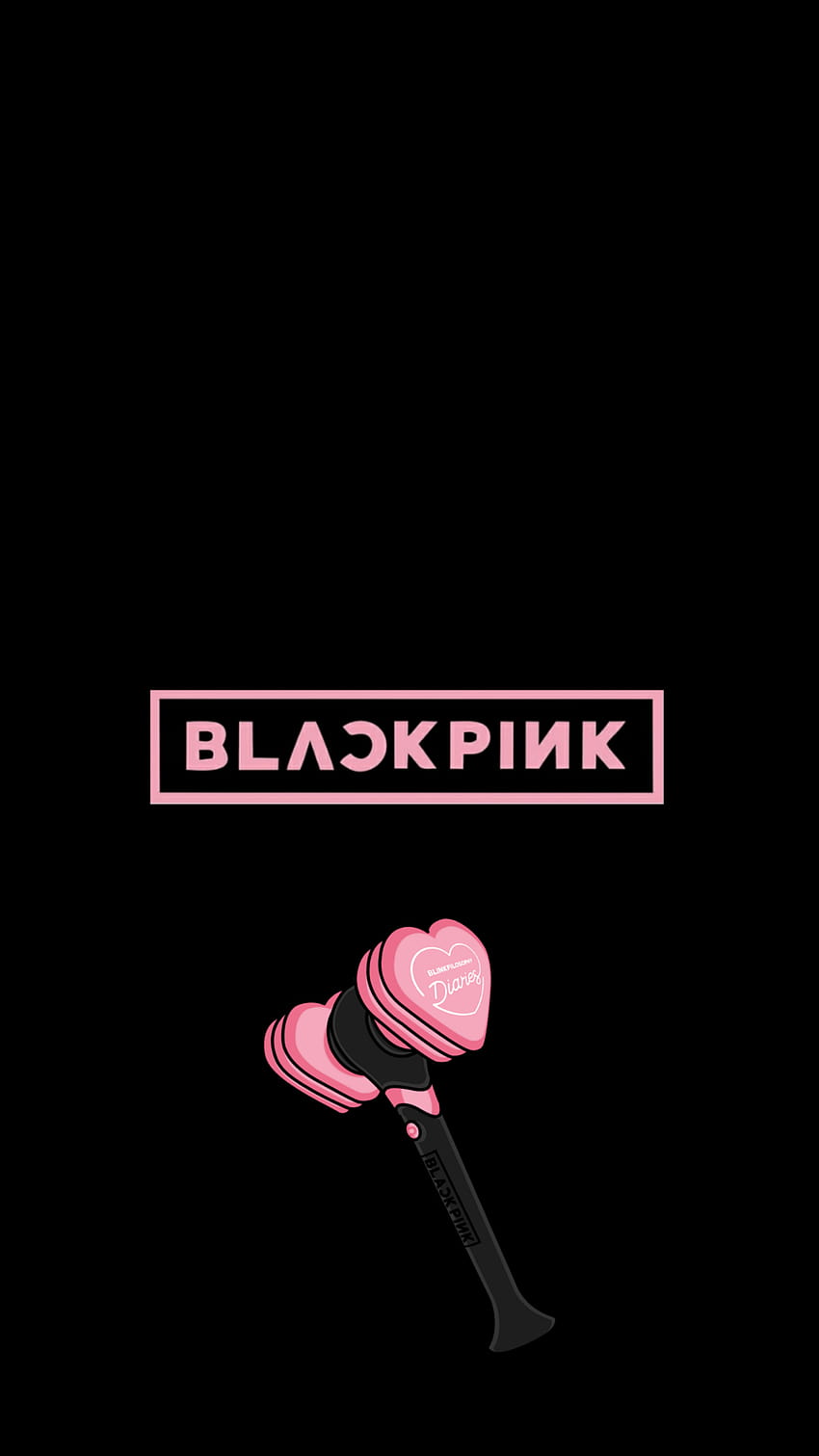 Blackpink logo wallpaper  Blackpink