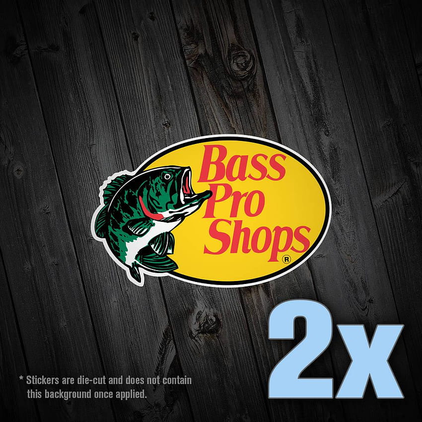 2x Bass Pro Shops Vinyl Decal Sticker за прозорец на кола и камион, фонове на bass pro shop HD тапет за телефон