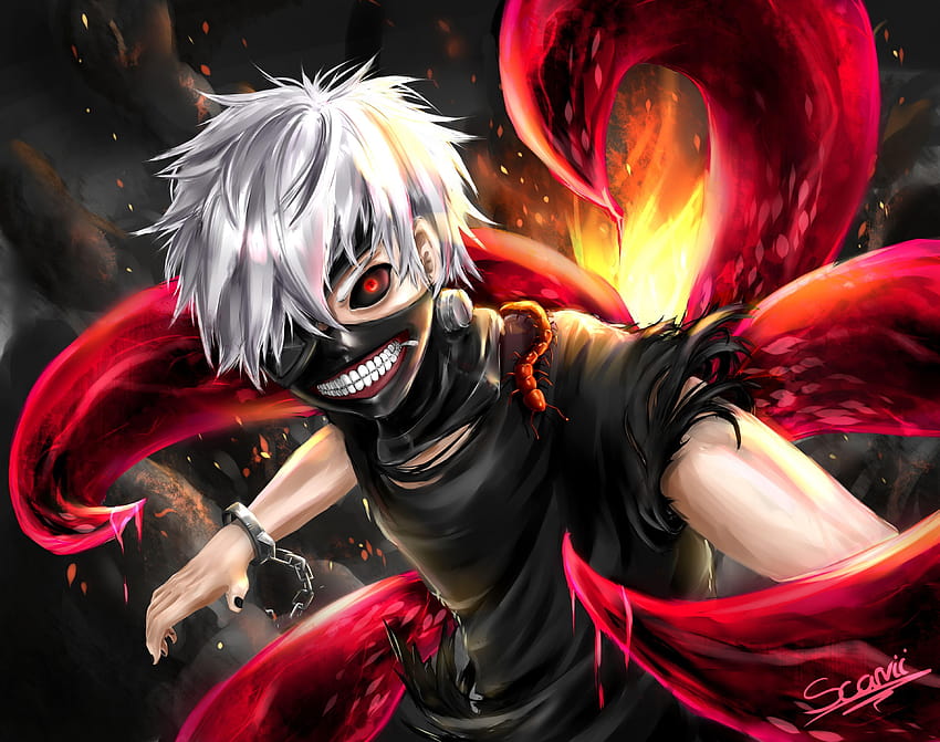 A Ken Kaneki wallpaper that I made some time ago :D : r/TokyoGhoul