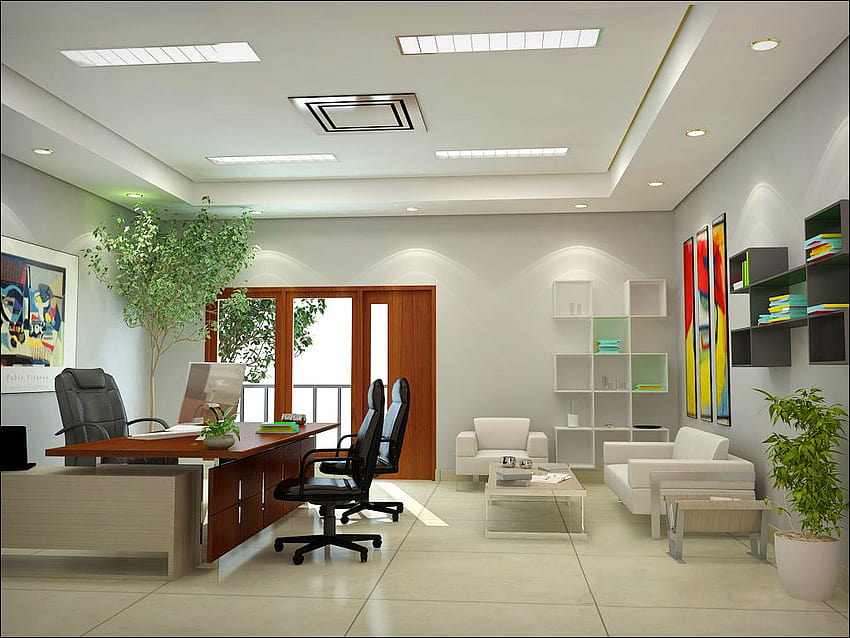 Home Design : モダンでエレガントなホームオフィスをデザイン 高画質の壁紙