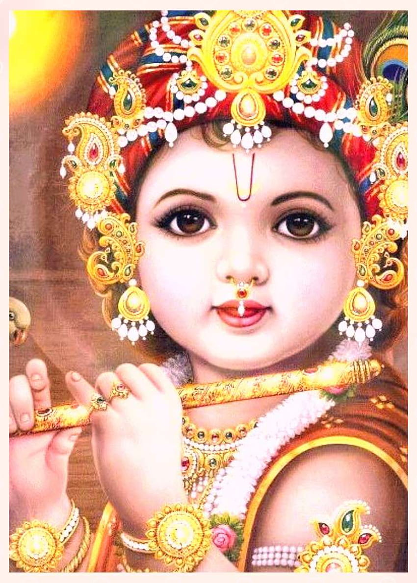 Baby Krishna posted by John Tremblay, child krishna HD phone wallpaper