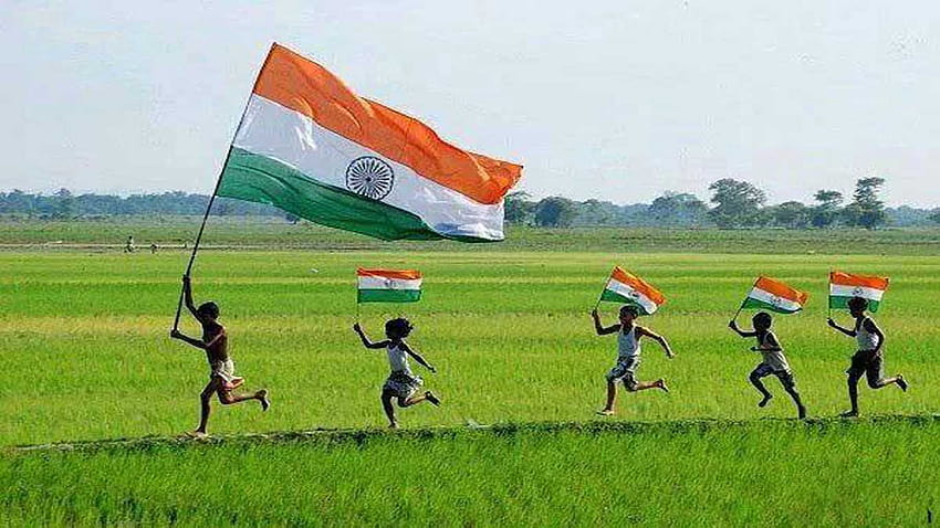 Happy Independence Day Indische Flagge, Flagge von Indien HD-Hintergrundbild