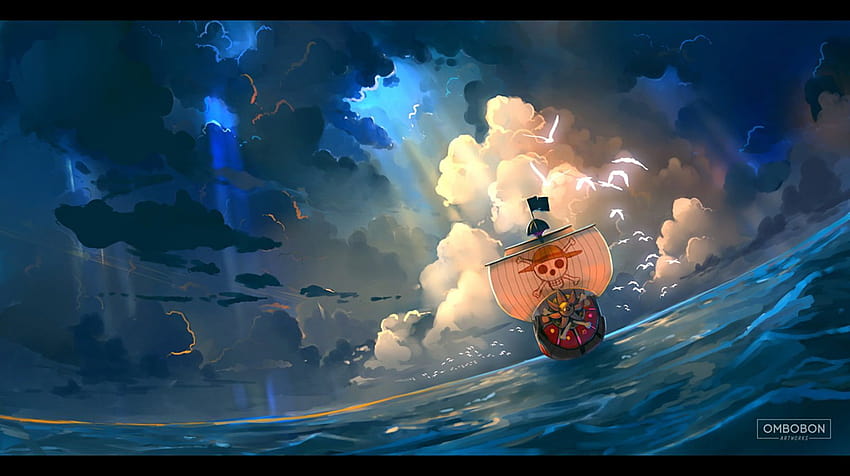 One Piece Going Merry 3D One Piece, das fröhliche Gehen HD-Hintergrundbild