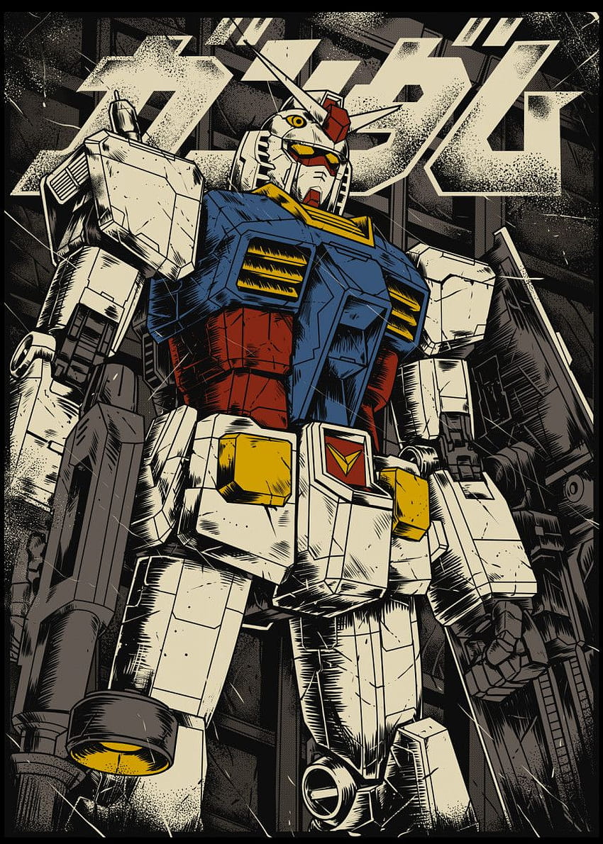 RX 78 2 Gundam' Poster von Wahyudi Artwork HD-Handy-Hintergrundbild