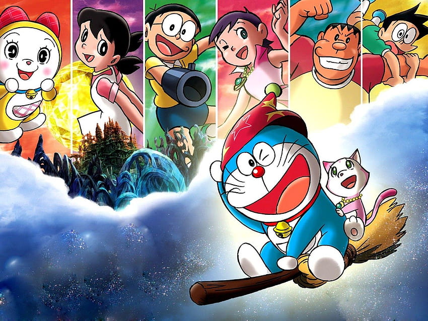 Doraemon y sus amigos fondo de pantalla