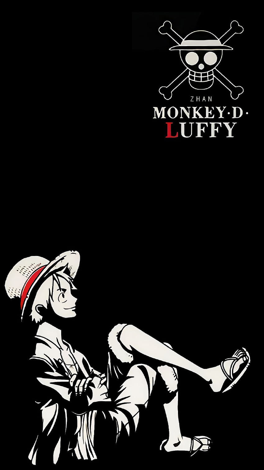 Pin oleh Danielramirezbueno di Moda, monkey d luffy wanted black amoled HD phone wallpaper