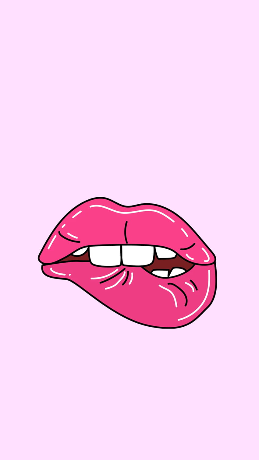 Pinklips, lips tumblr HD phone wallpaper