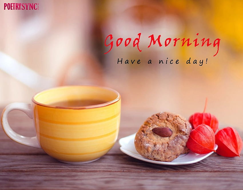 Good Morning - Hot Tea Wallpaper Download | MobCup