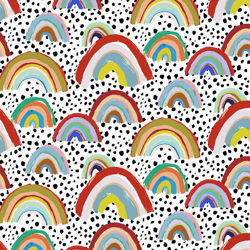 Rainbow on Dog, boho rainbow HD phone wallpaper
