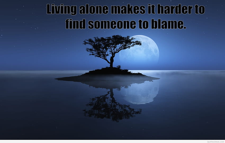 alone quotes, lonely quotes HD wallpaper