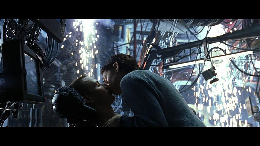 movies neo matrix trinity kissing keanu reeves carrieanne moss 1920x1080 – Entertainment Movies HD wallpaper
