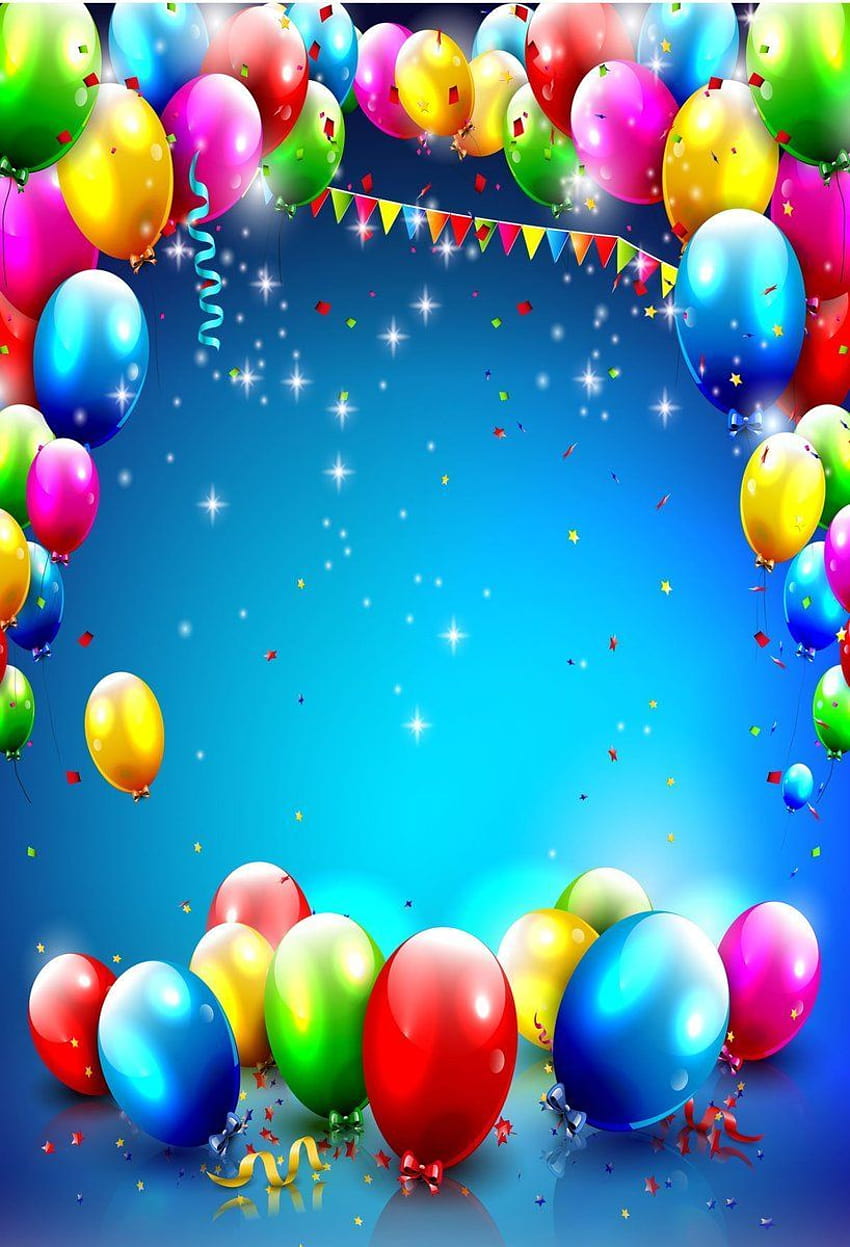 Chiefbackdrop™ s de globos circundantes para ideas de fiesta y baby shower, marco de cumpleaños fondo de pantalla del teléfono