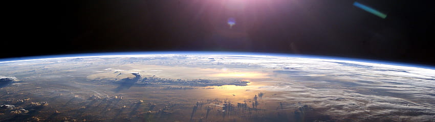 4480x1080, Atmosphäre, Himmel, Horizont, astronomisches Objekt, Erde HD-Hintergrundbild