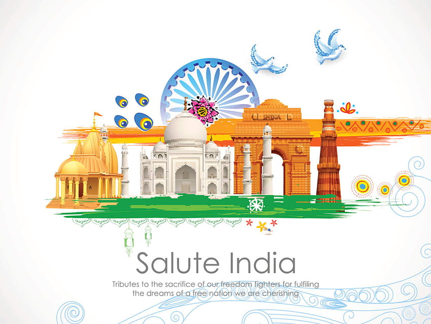 Joyeux jour de la République 2020: , citations, souhaits, messages, cartes, salutations, GIF et fabrication en Inde Fond d'écran HD