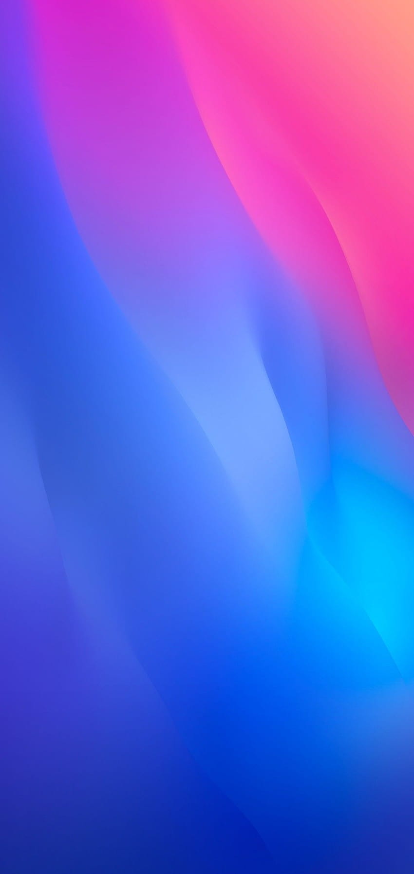 iOS 12 iPhone X blue pink clean simple abstract, iphone clean HD phone wallpaper