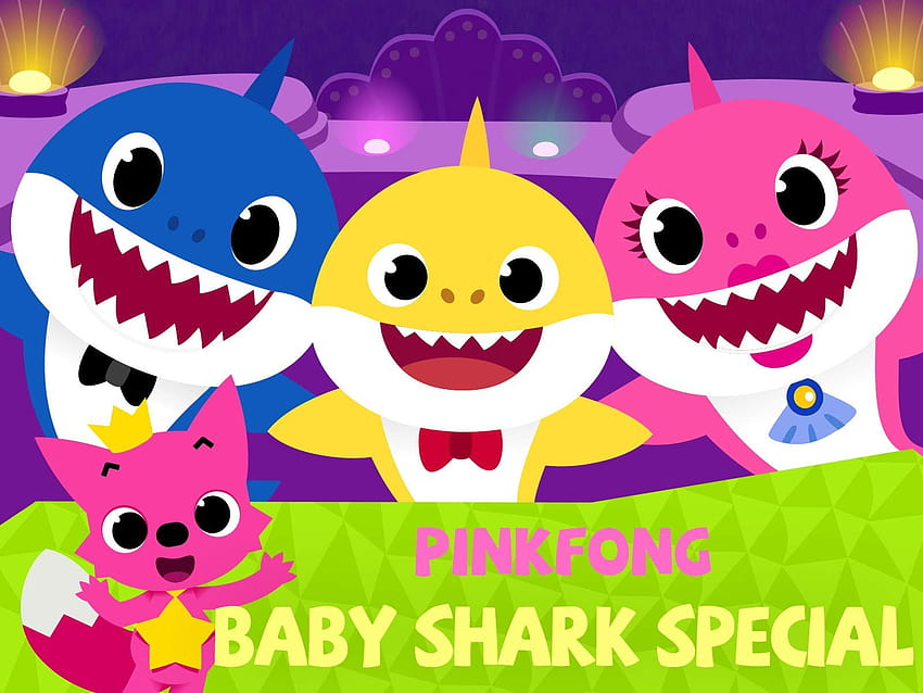 Regardez Pinkfong! Spécial bébé requin Fond d'écran HD