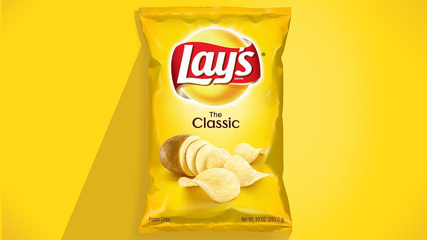 Werbung von Lays Chips HD-Hintergrundbild