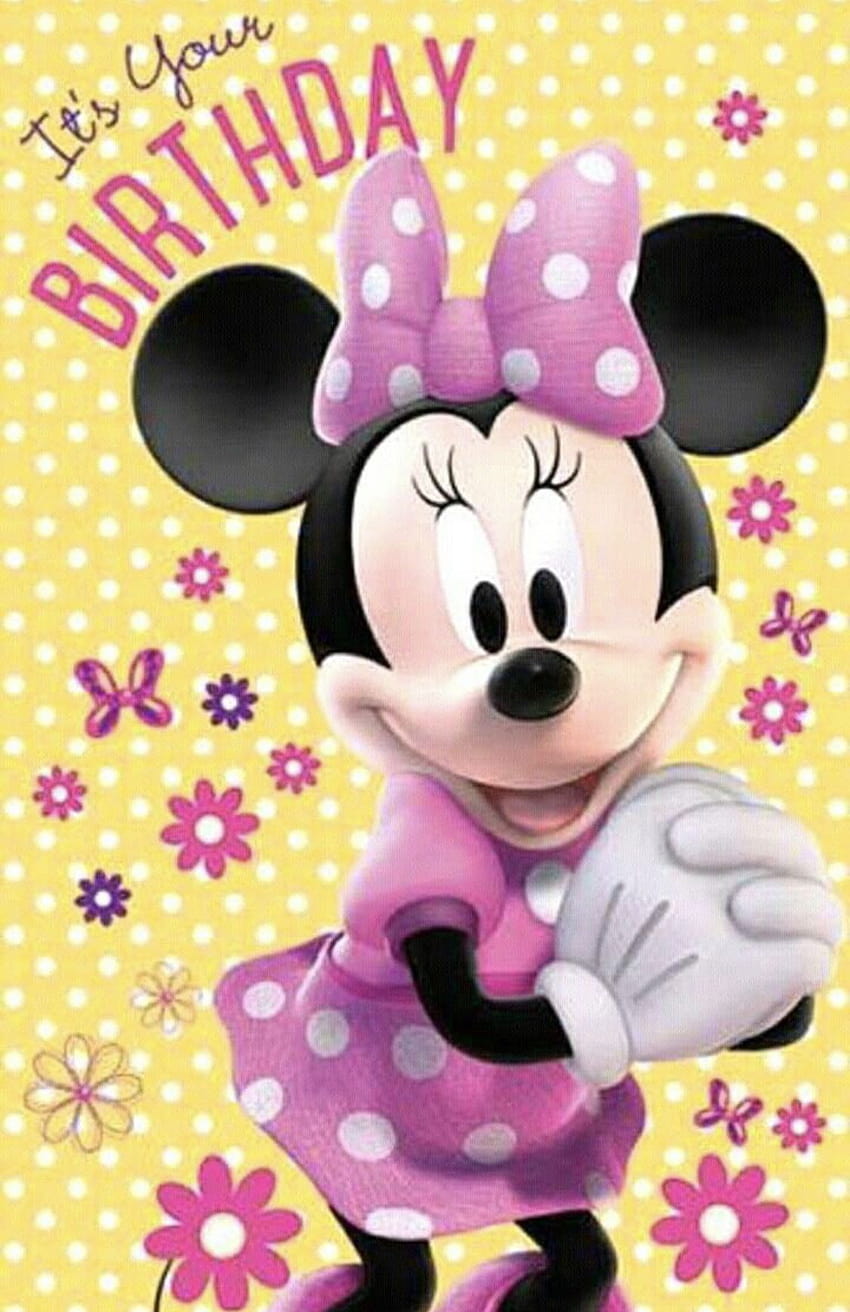 Cumpleaños de Minnie Mouse, cumpleaños de disney fondo de pantalla del  teléfono | Pxfuel