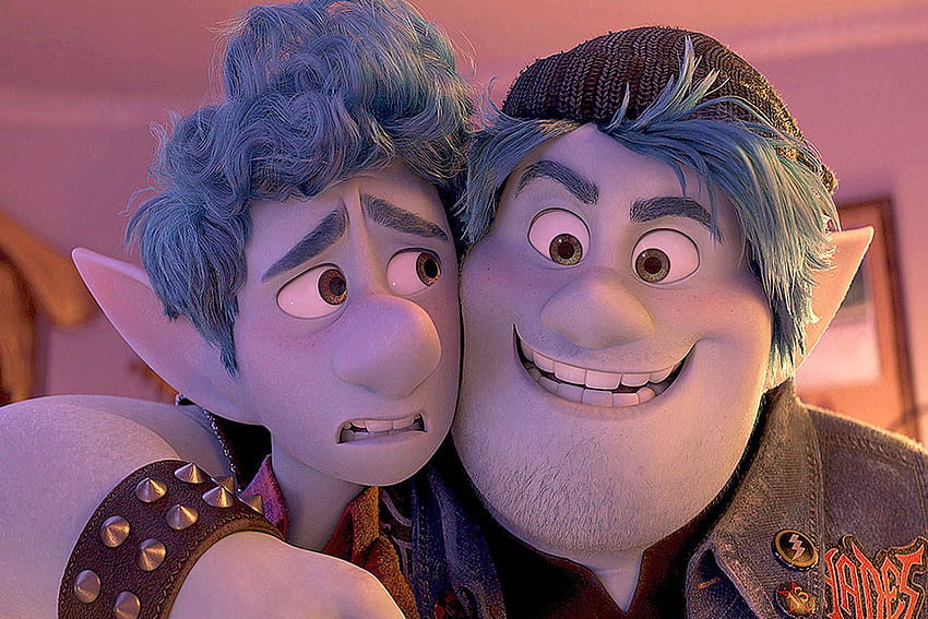 Pixar'ın kalıcı film büyüsü 'Onward, ian and arpa lightfoot forward' da bir yolculuğa çıkıyor HD duvar kağıdı