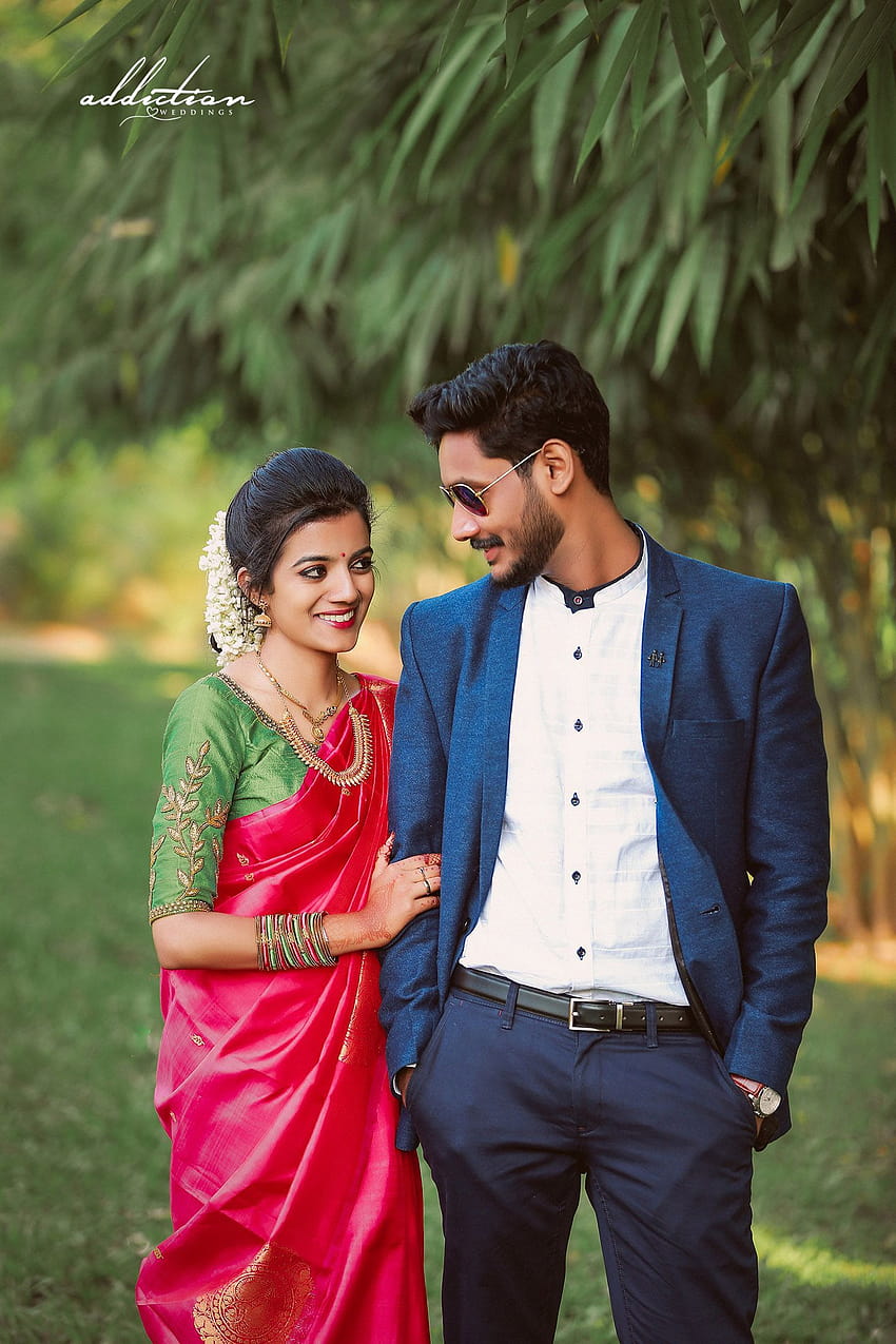 South Indian Wedding Cute Smile, south indian couple HD phone ...