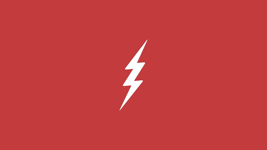 Flash Logo Minimalism In 2048x1152, the flash logo HD wallpaper | Pxfuel