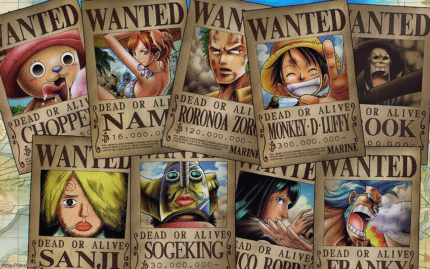 โปสเตอร์ One Piece Wanted, zoro bounty วอลล์เปเปอร์ HD