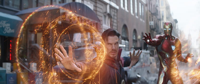 2560x1080 Doctor Strange And Iron Man Di Avengers Infinity, iron man dan dokter android aneh Wallpaper HD