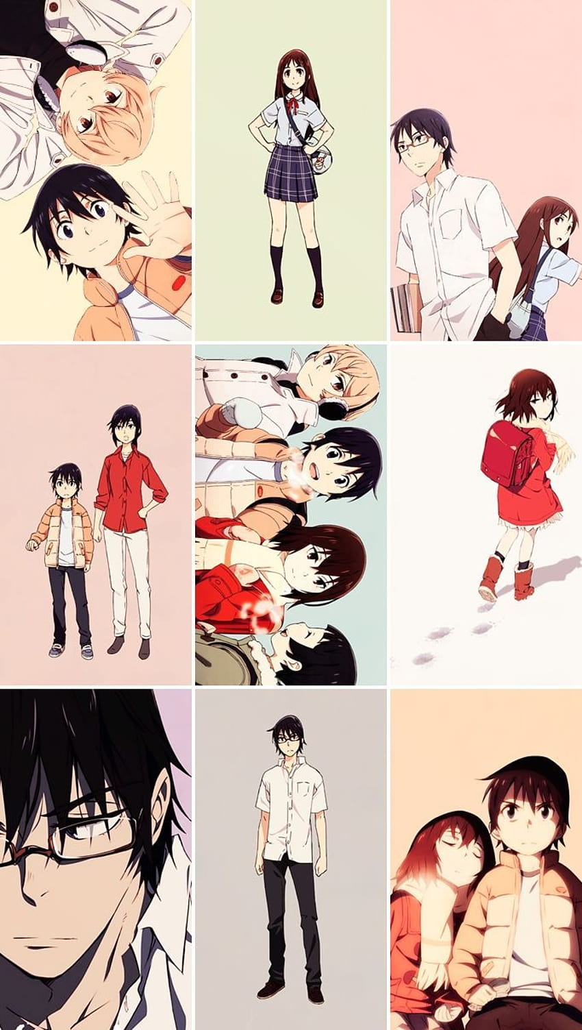 Anime, Kayo Hinazuki, Satoru Fujinuma, Boku Dake Ga Inai Machi, Erased, HD  wallpaper