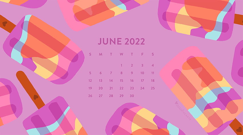 11 Aesthetic July Desktop Wallpaper Organizers  Blush Bossing