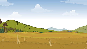 farm cartoon background