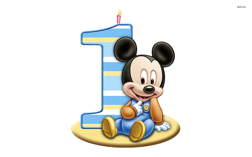 Bebê Mickey Mouse Png, aniversário da disney papel de parede HD